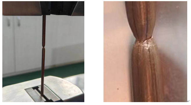 ?銅線1.0mm-3.5mm材料延伸率和抗拉強度試驗機測試